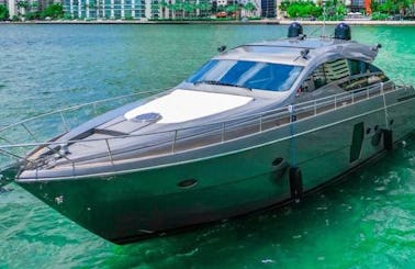 Enjoy Miami In Luxury Pershing 64FT Mega Yacht!!! One hour free mon-thurs 🎸