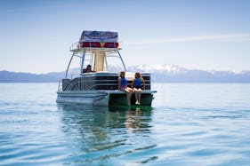 Pontoon with slide on North Shore