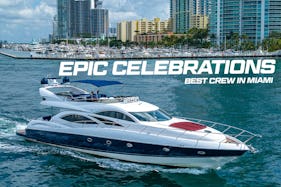 Cruise Miami: 80' Sunseeker with Expert Captain