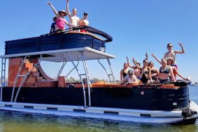 Its Party Time! Premium Double Decker on the Bay- Firetable, Waterslide+++