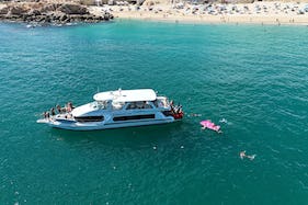 Morning Special! Huge 75ft Yacht, All-Inclusive - Whale Watching / Snorkeling 