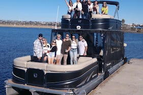 Book Now! Largest Luxury Double Deck Pontoon Boat w/ Waterslide in Mission Bay