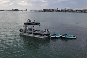 DOUBLE DECKER PARTY BOAT WITH SLIDE !!!