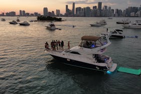 The 44' Sea Ray Sedan Bridge Yacht for Charter