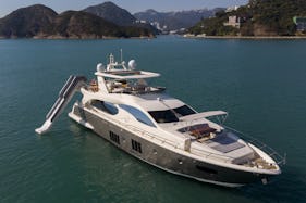 Azimut 88' Luxury Mega Yacht for Charter in Hong Kong