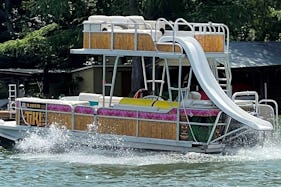 **Tiki Pontoon** - Double Decker with Slide! - LAKE TRAVIS