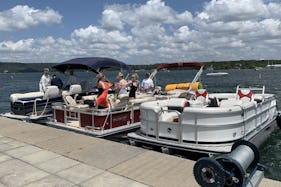 Party Pontoon Boats on Lake Travis! 12, 15, and 20 Person!