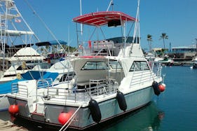 Custom SeaHawk 36ft Passenger Boat Charter in Kailua-Kona, Big Island of Hawaii!