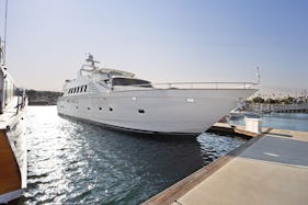 106' Trans World Mega Yacht Charter in Long Beach | Jet ski + Jacuzzi included!